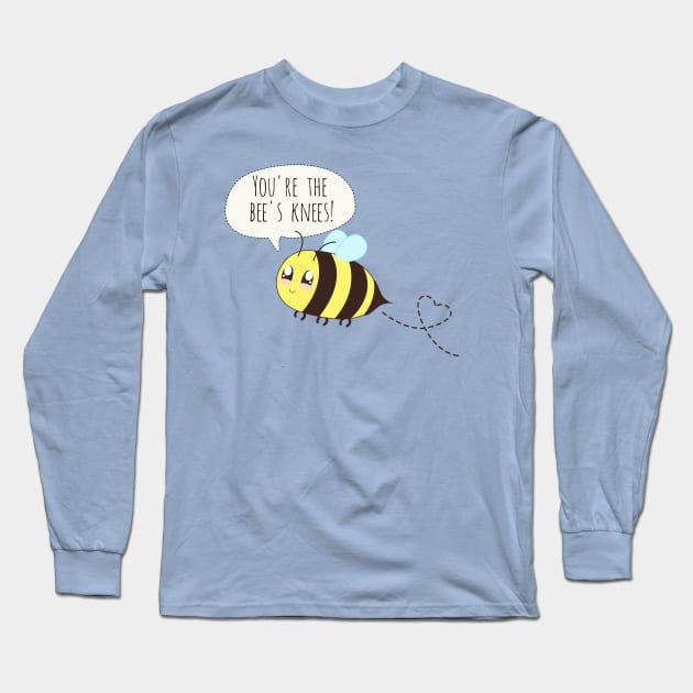 Bee Knees Long Sleeve T-Shirt by Megan Noble